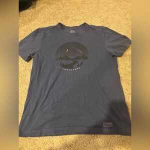 Life is Good Men's Blue Graphic T-Shirt